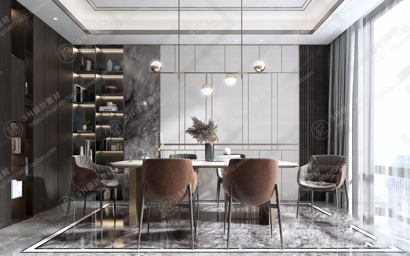 Table And Chairs – 3D Models – 0642