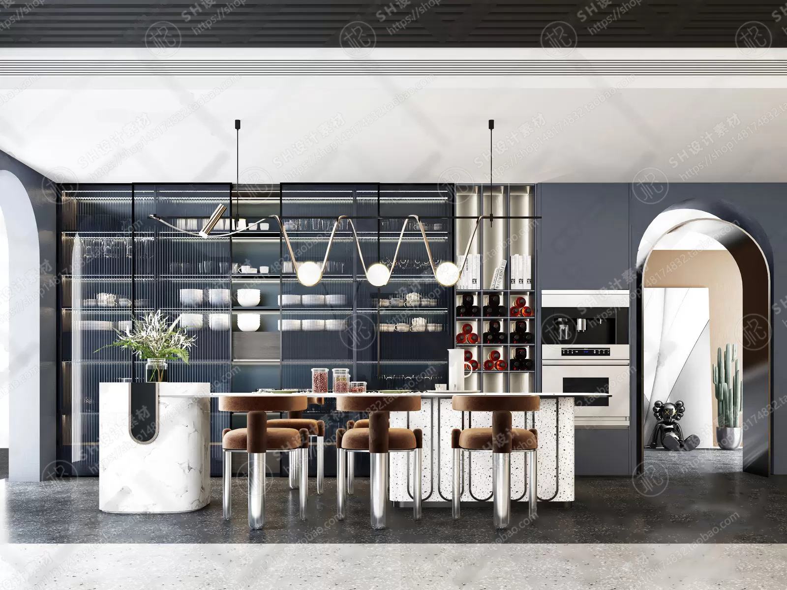 Table And Chairs – 3D Models – 0653