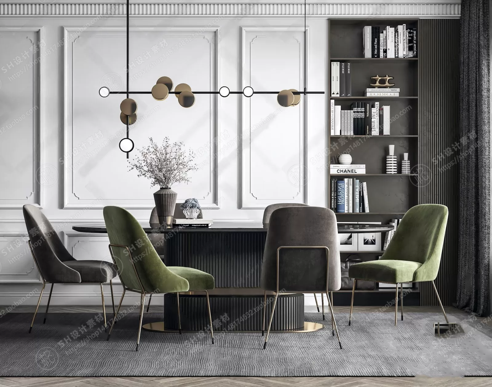 Table And Chairs – 3D Models – 0666