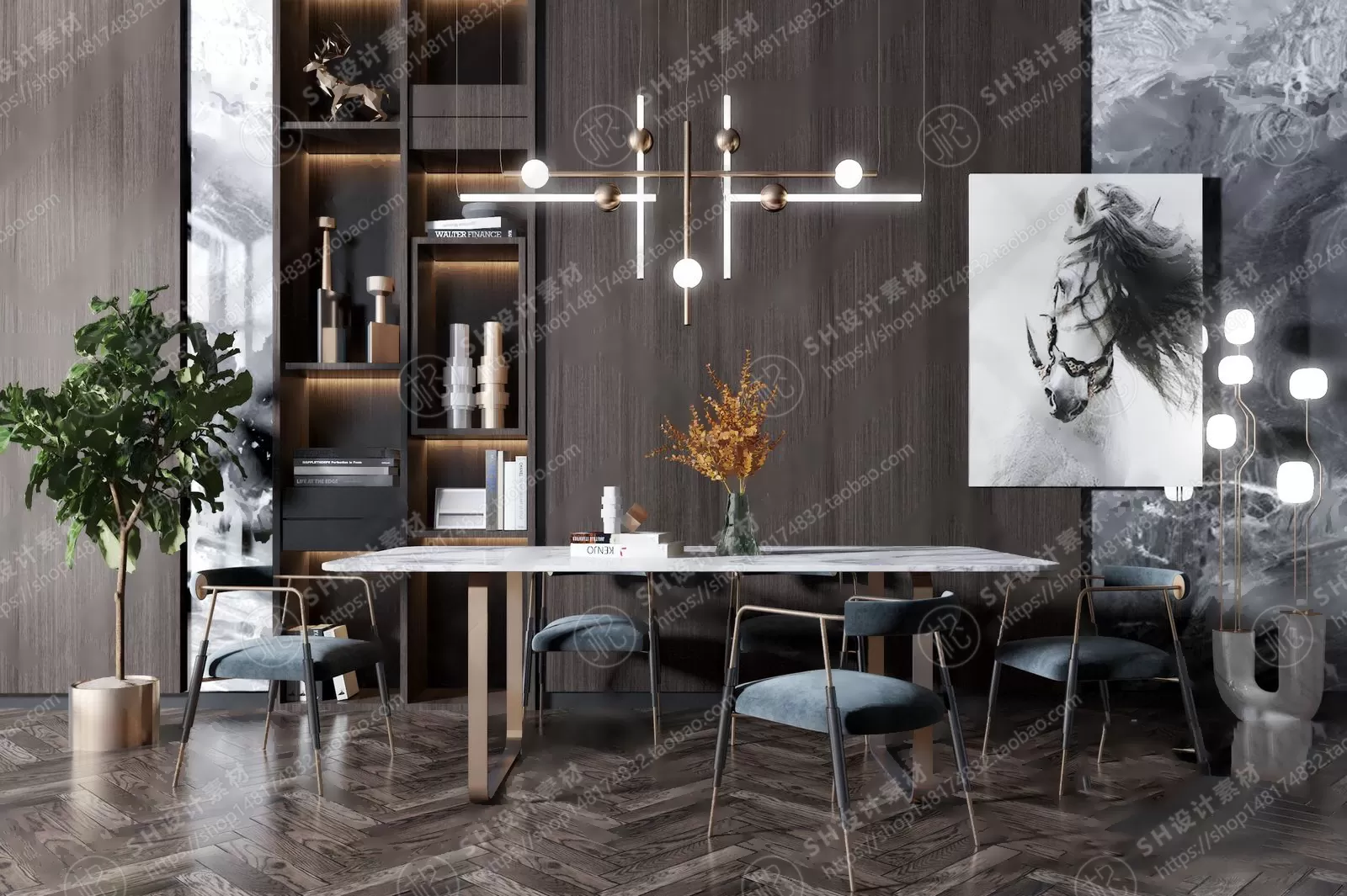 Table And Chairs – 3D Models – 0674