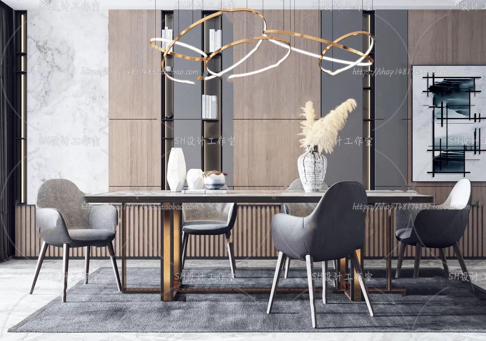 Table And Chairs – 3D Models – 0701