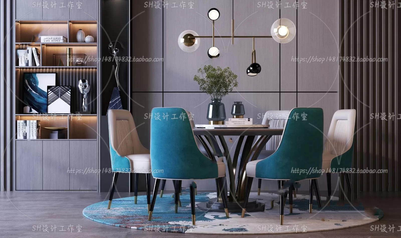 Table And Chairs – 3D Models – 0711