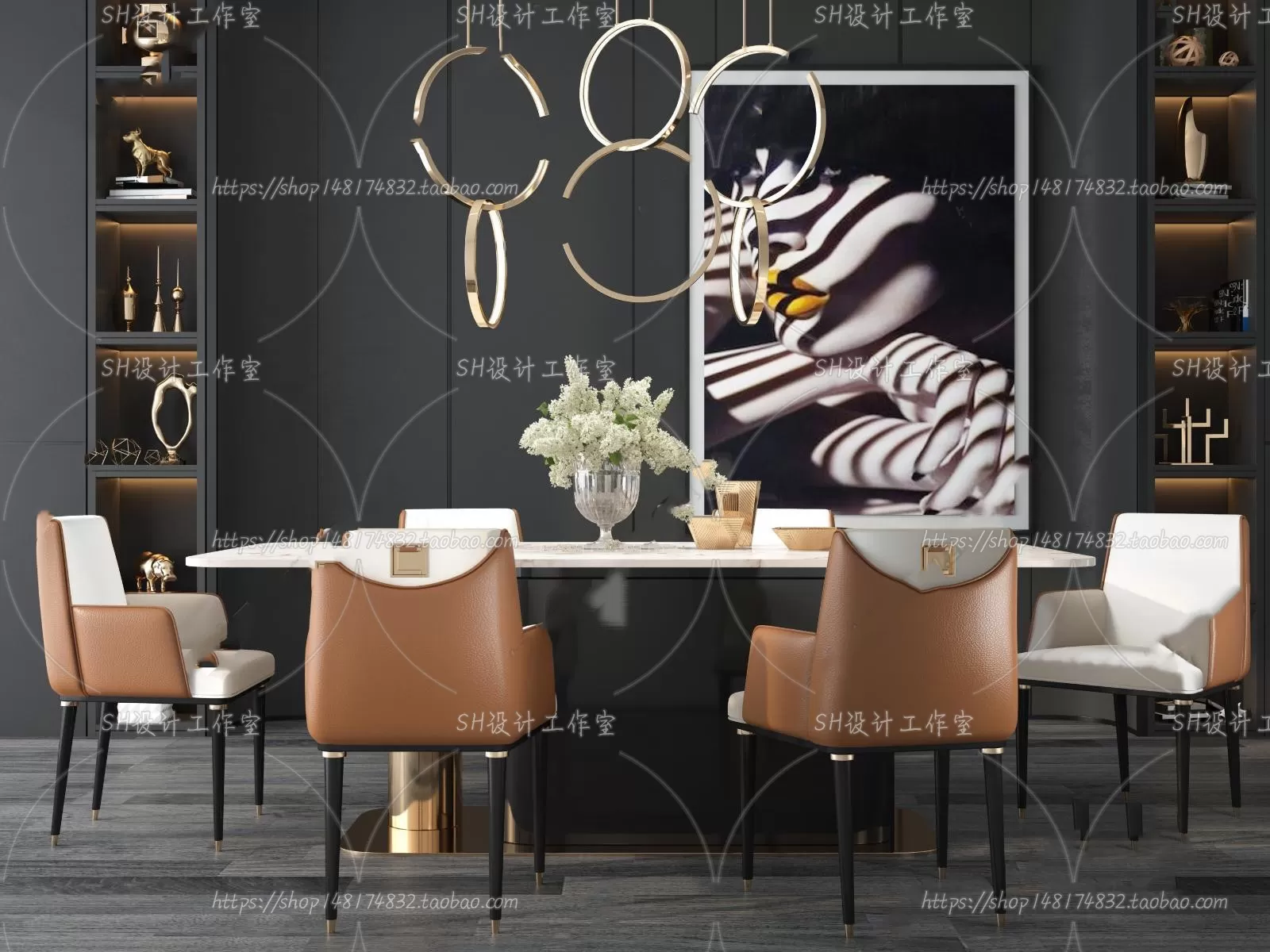 Table And Chairs – 3D Models – 0715