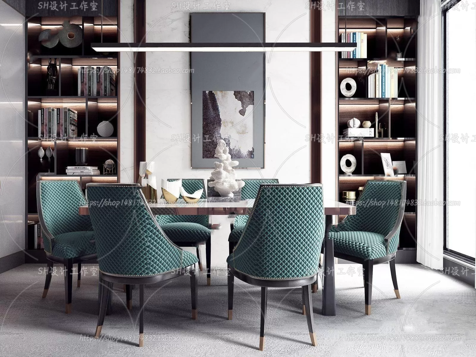 Table And Chairs – 3D Models – 0745