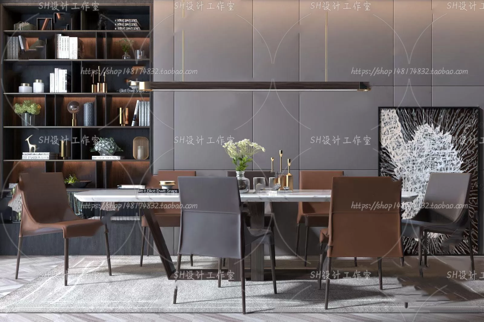 Table And Chairs – 3D Models – 0777