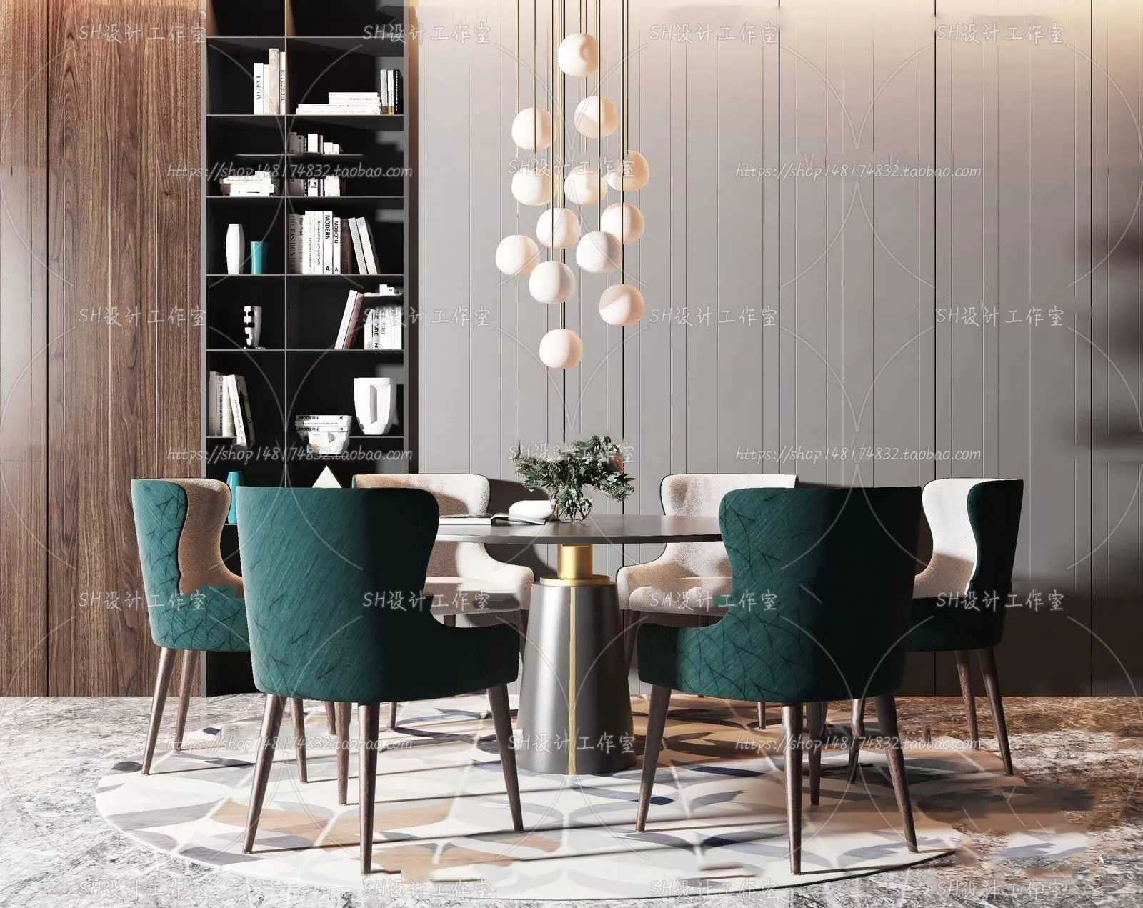 Table And Chairs – 3D Models – 0781