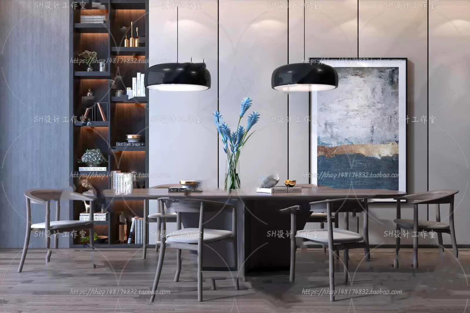 Table And Chairs – 3D Models – 0898