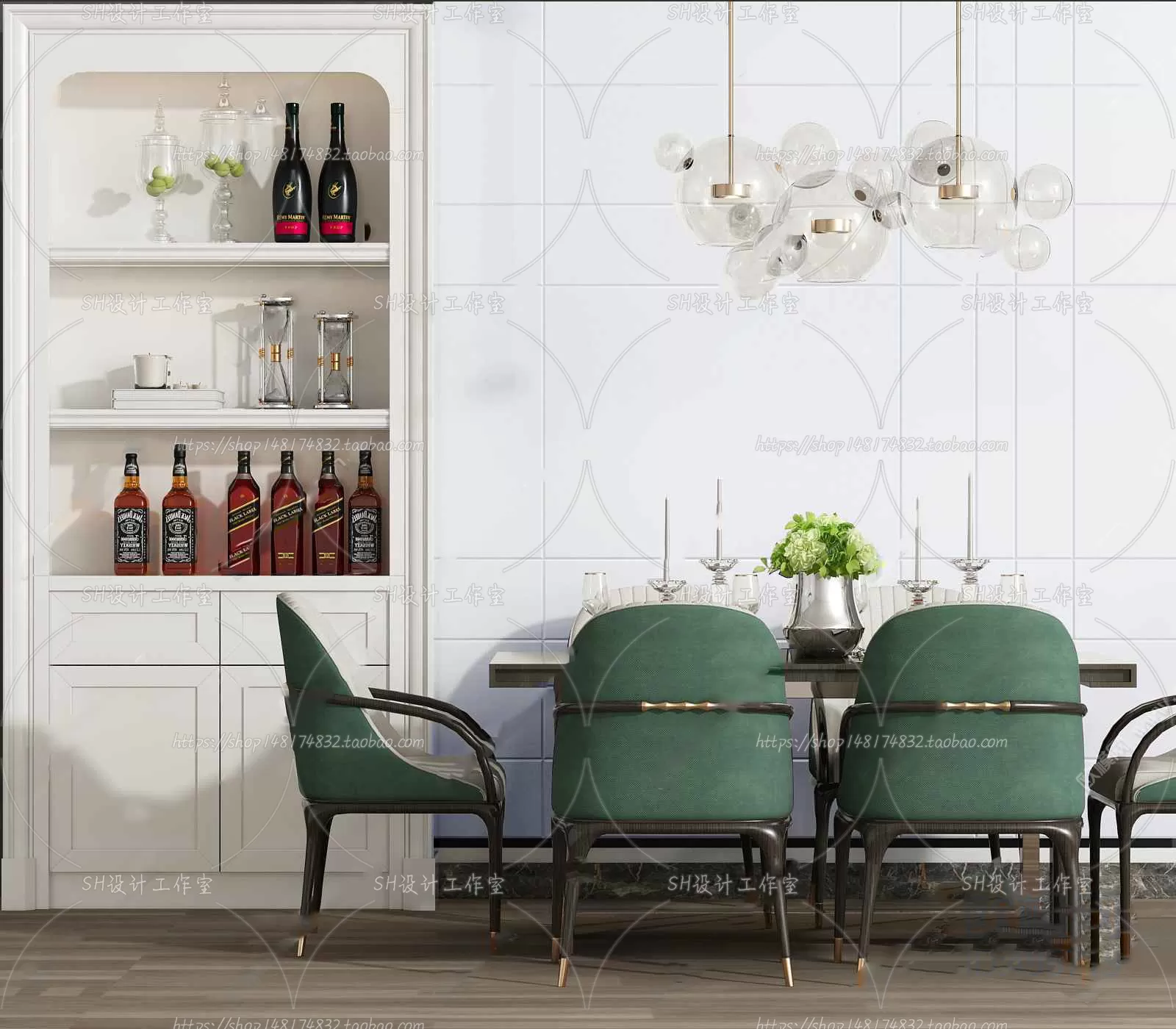 Table And Chairs – 3D Models – 0915