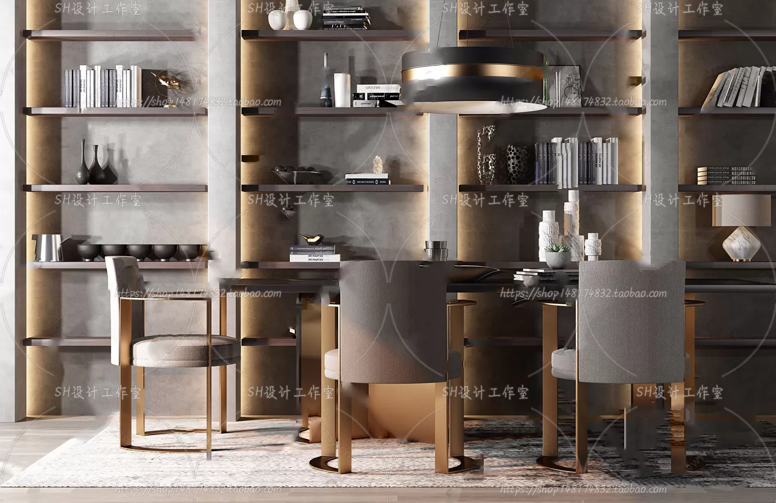 Table And Chairs – 3D Models – 0926