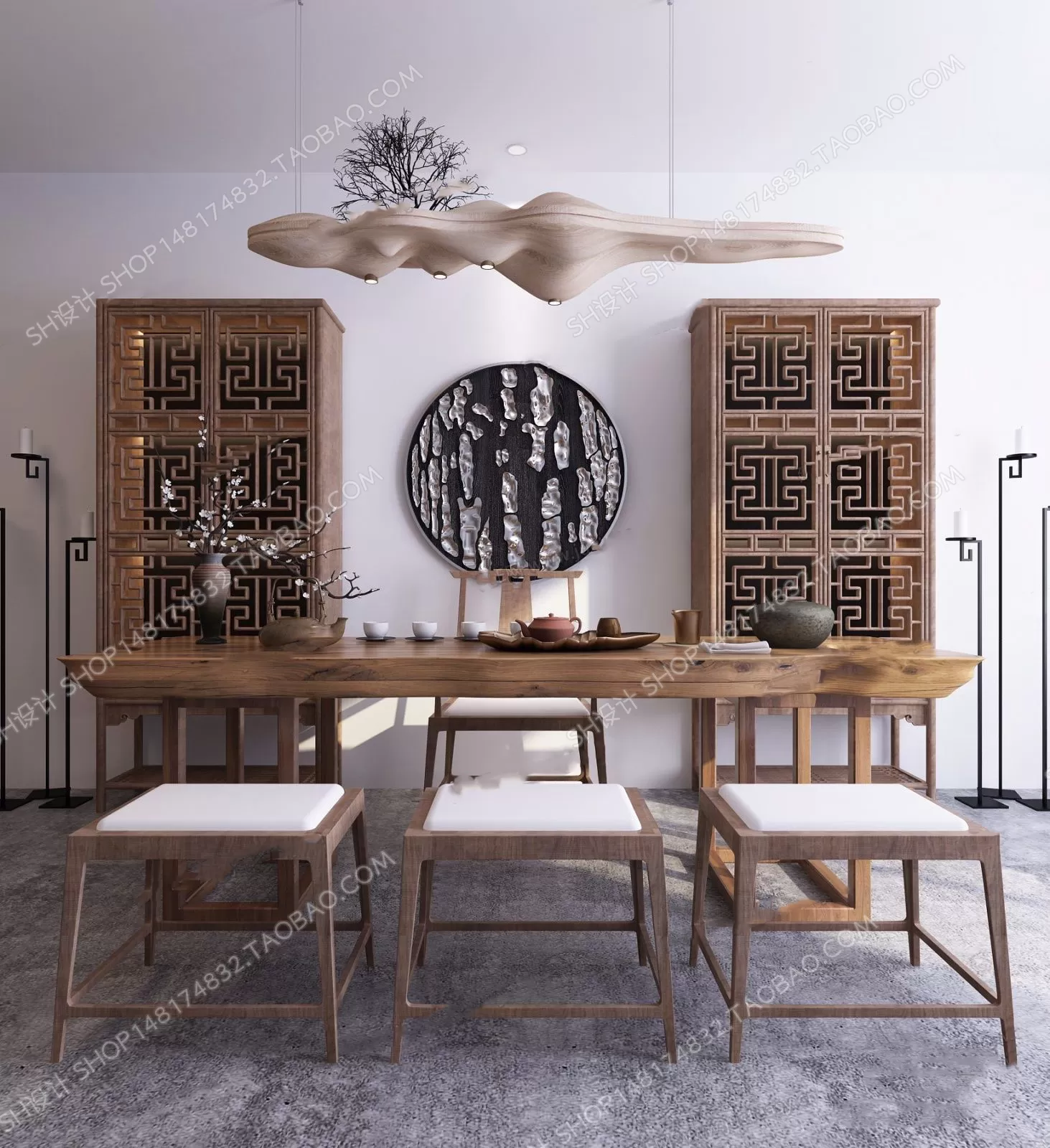 Tea Coffee Table – 3D Models – 1090