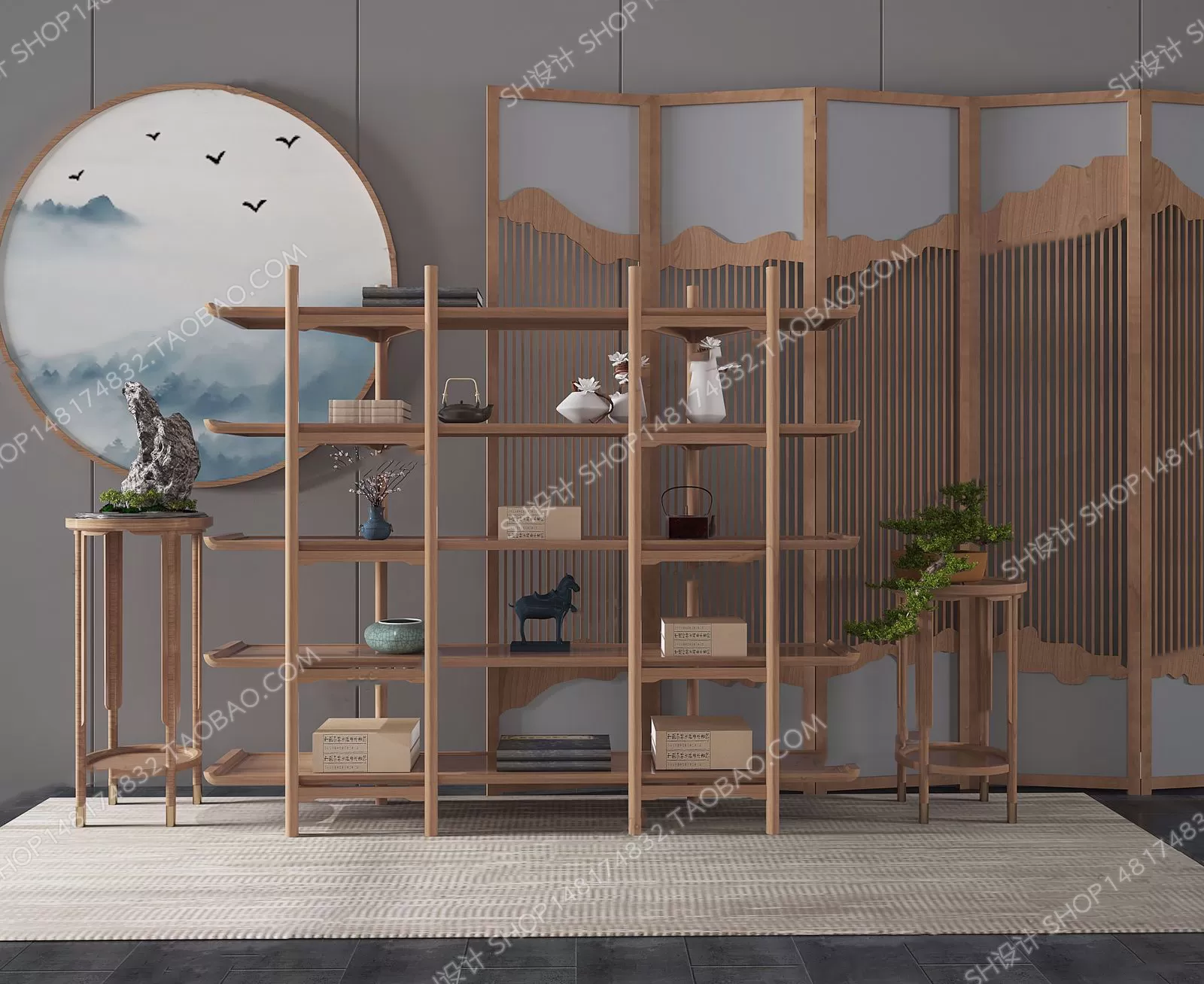 Tea Coffee Table – 3D Models – 1091