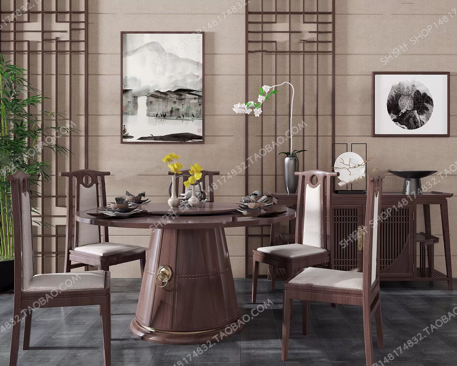 Tea Coffee Table – 3D Models – 1093