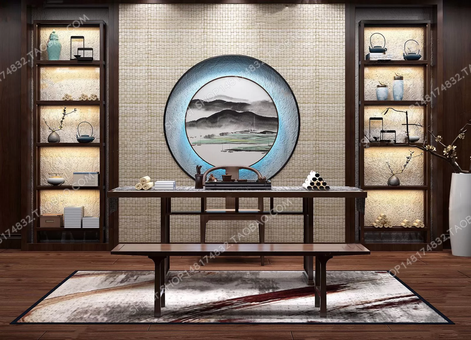 Tea Coffee Table – 3D Models – 1099