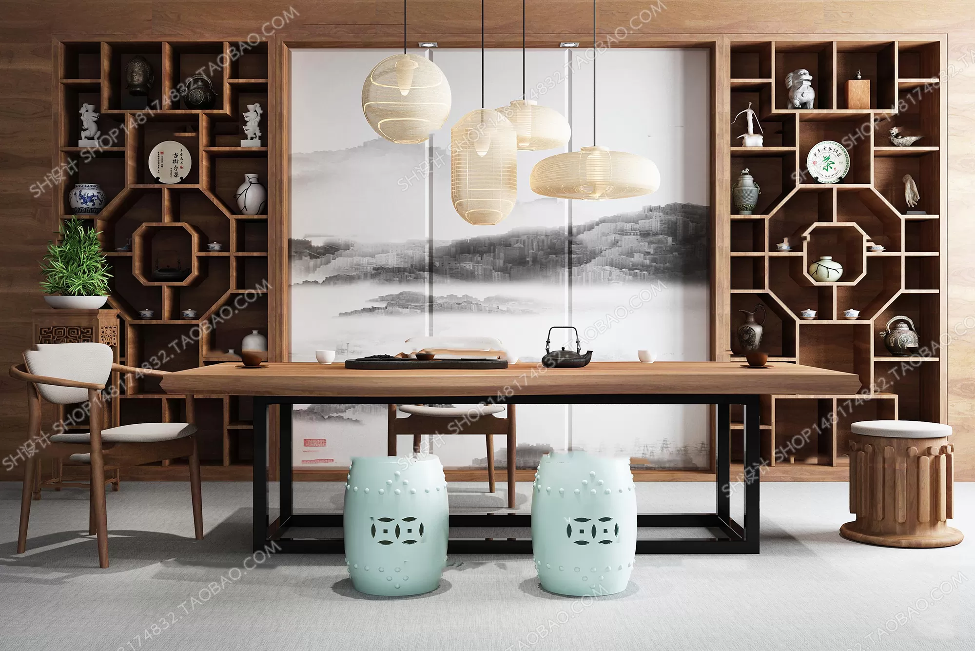 Tea Coffee Table – 3D Models – 1106