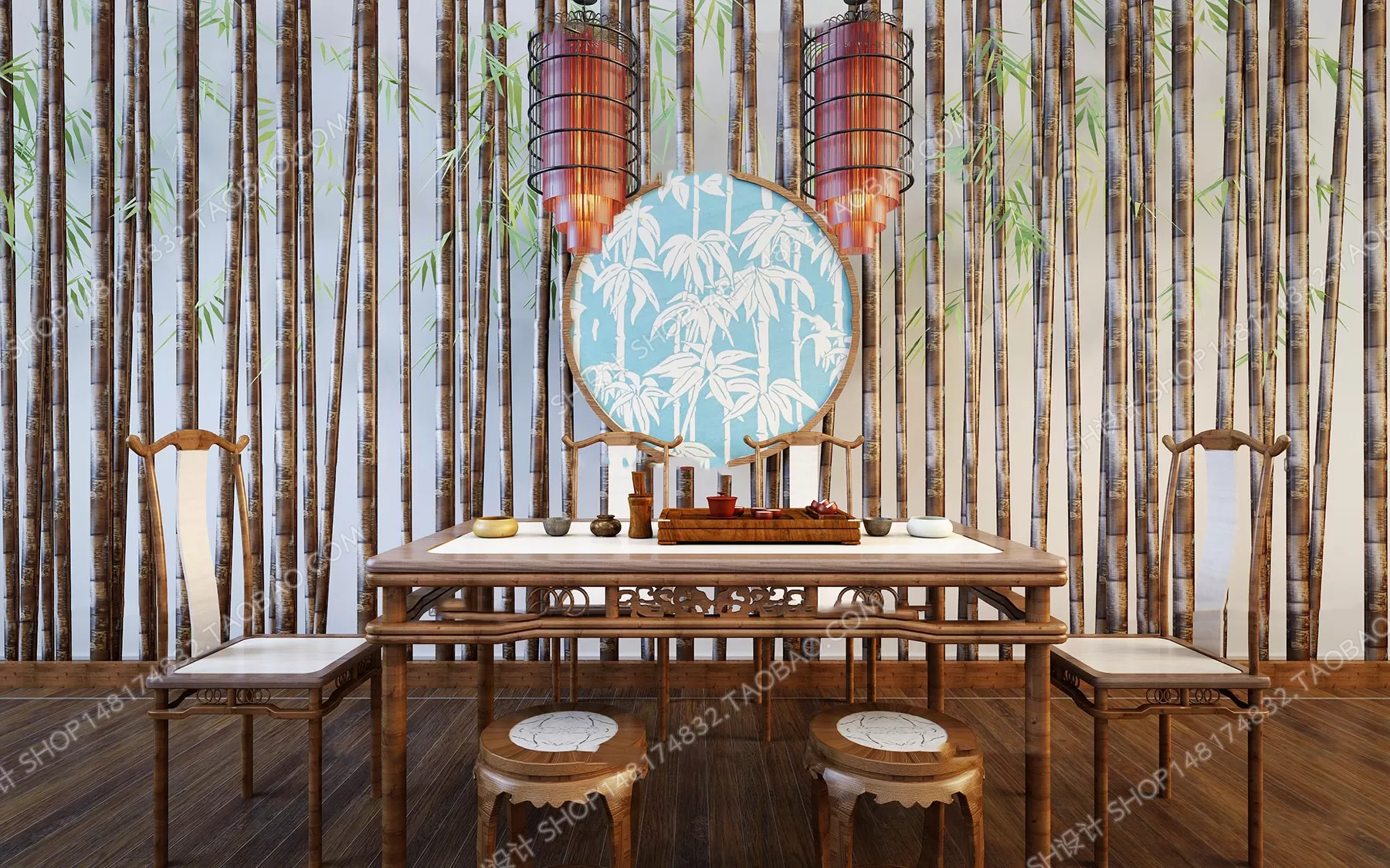 Tea Coffee Table – 3D Models – 1107