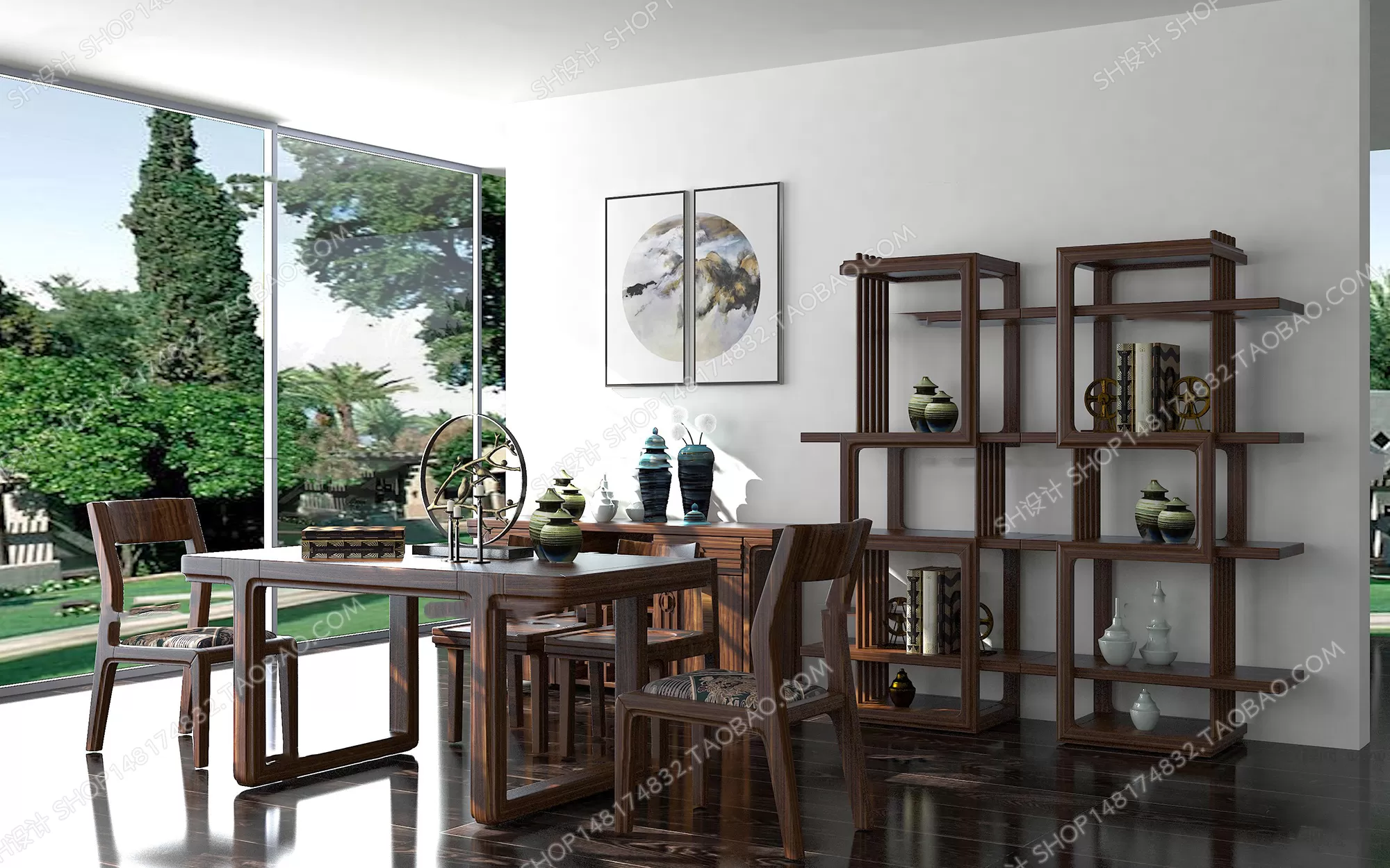 Tea Coffee Table – 3D Models – 1108