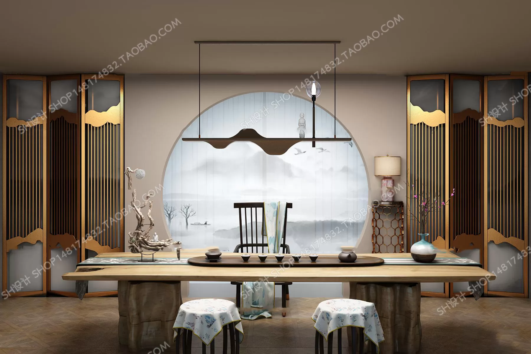 Tea Coffee Table – 3D Models – 1117