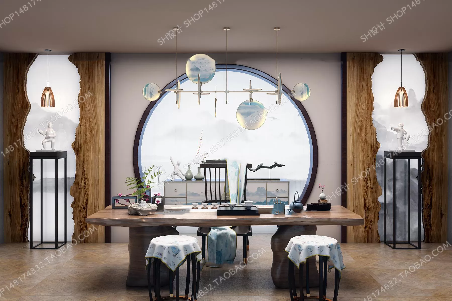 Tea Coffee Table – 3D Models – 1119