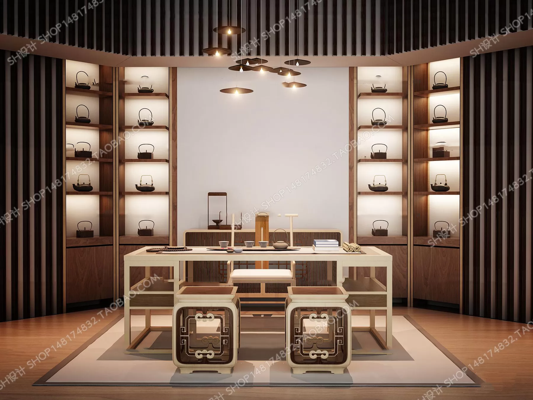 Tea Coffee Table – 3D Models – 1120