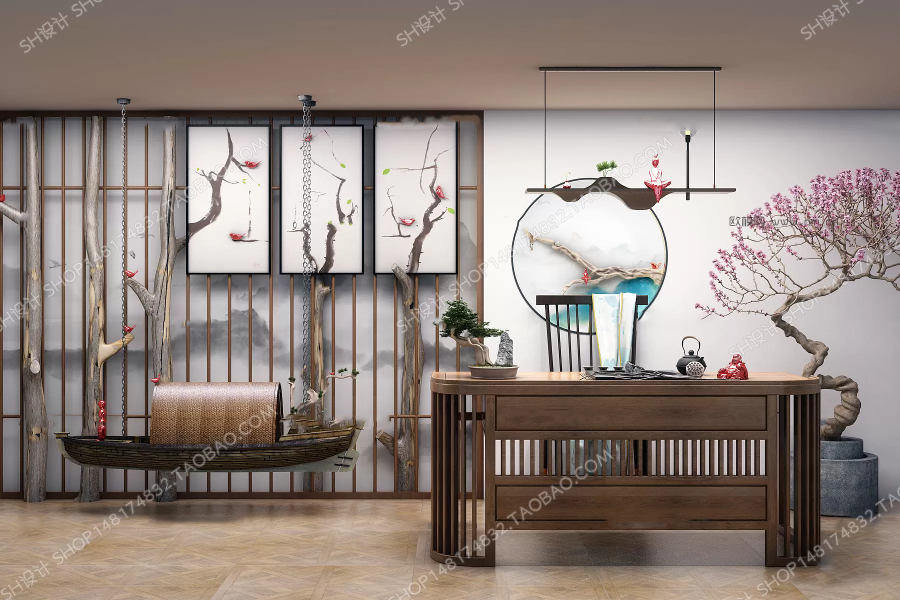 Tea Coffee Table – 3D Models – 1122