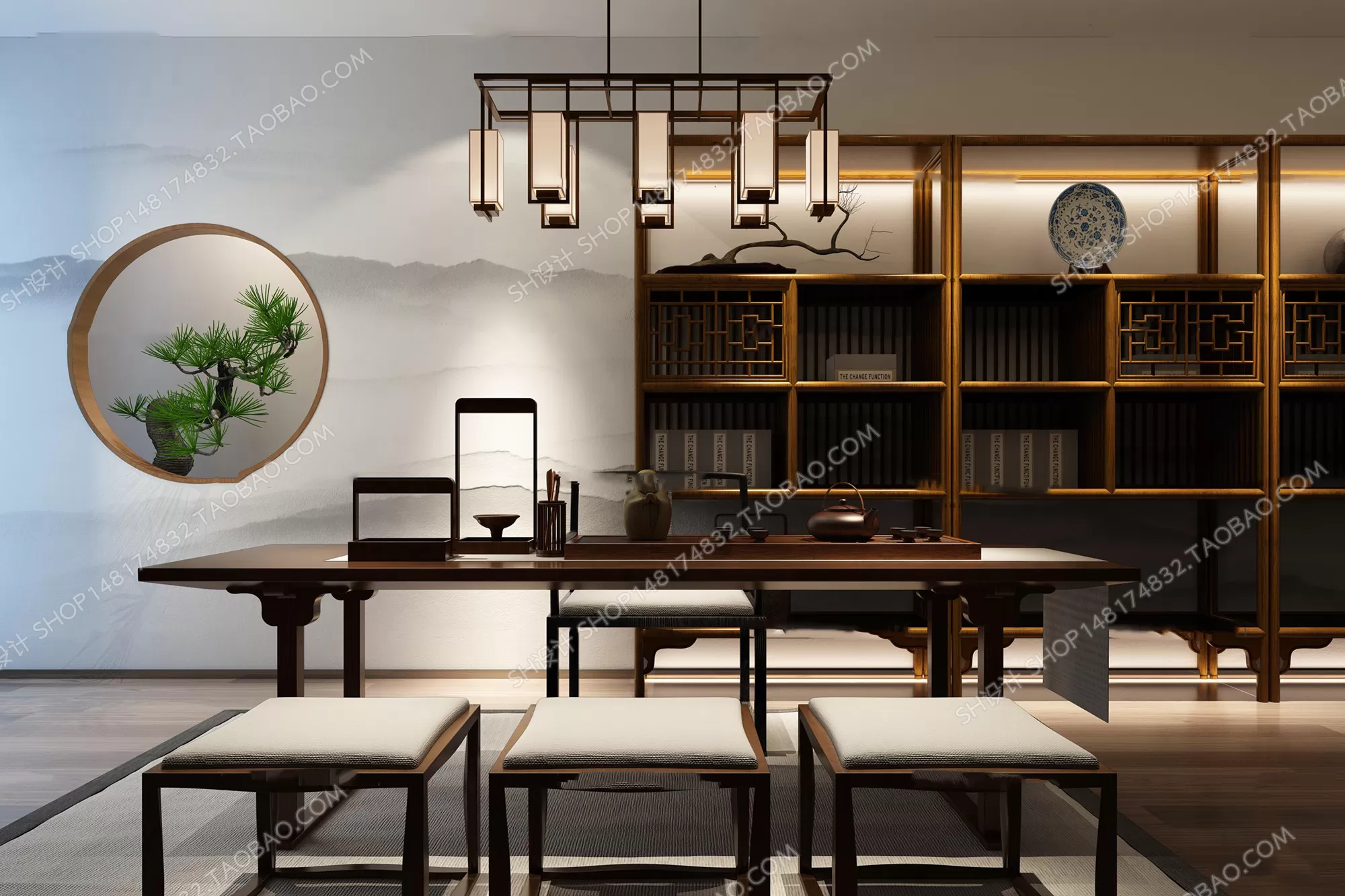 Tea Coffee Table – 3D Models – 1126