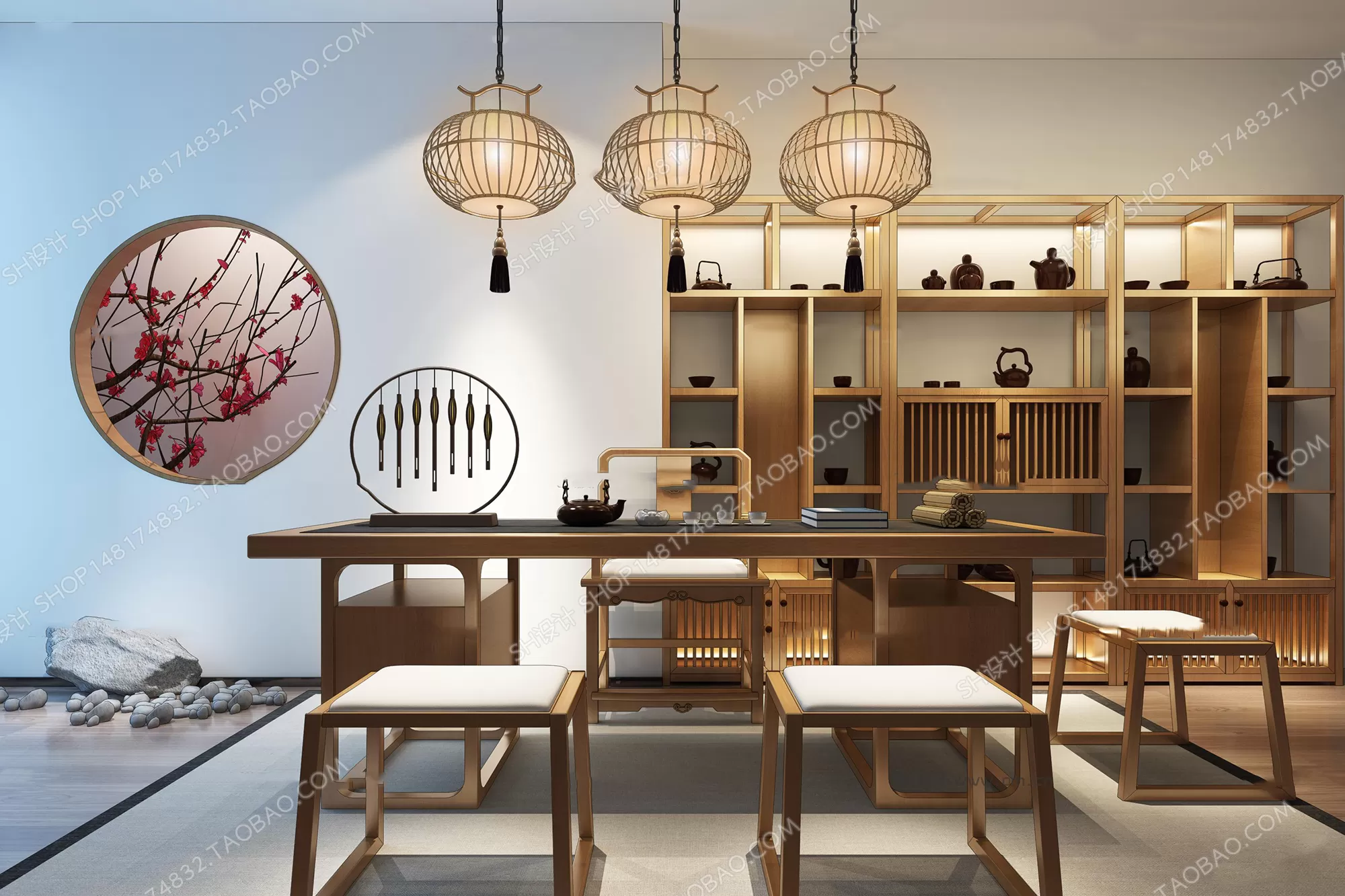 Tea Coffee Table – 3D Models – 1127