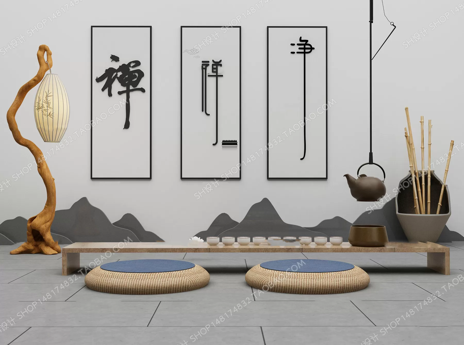 Tea Coffee Table – 3D Models – 1131