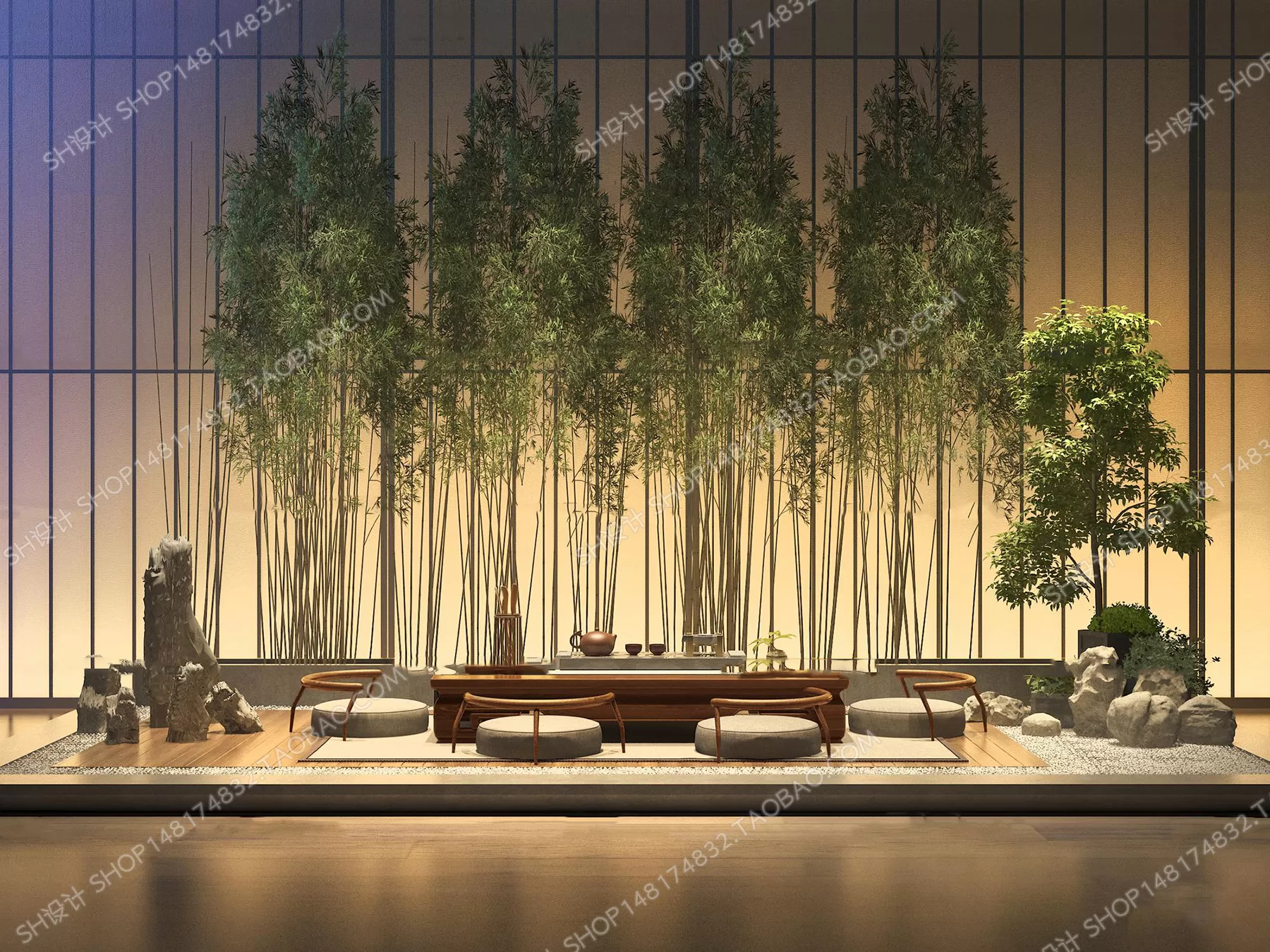 Tea Coffee Table – 3D Models – 1133