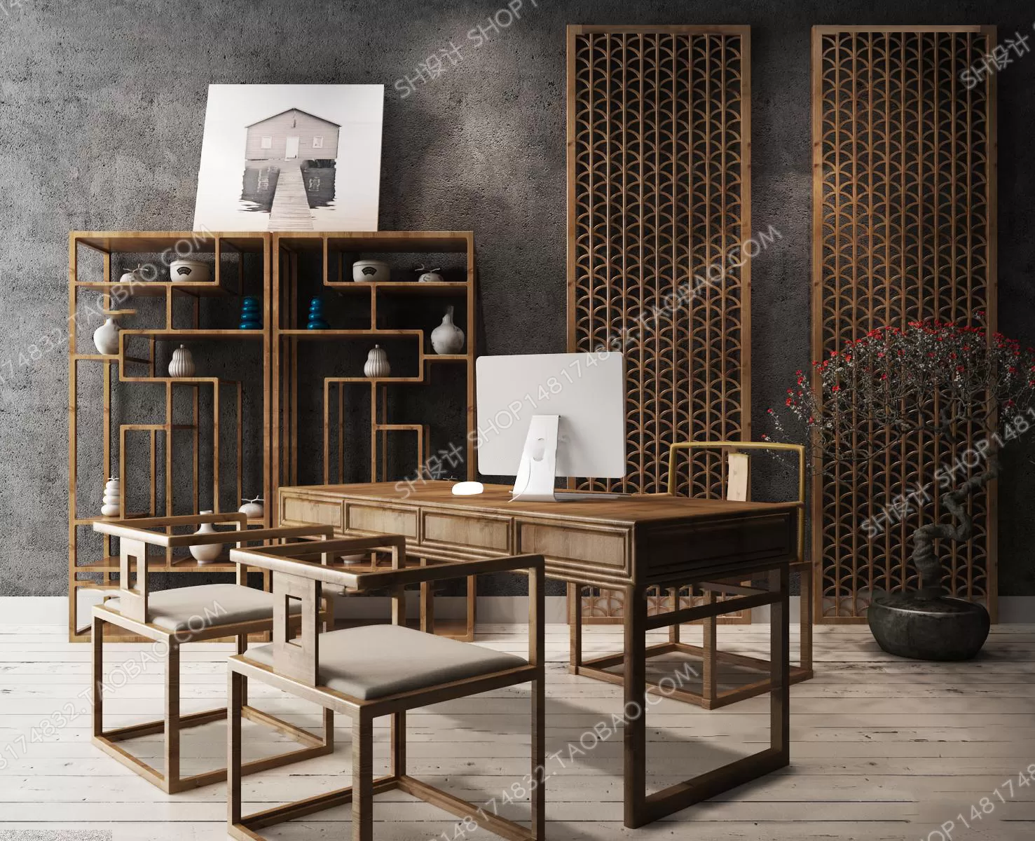 Tea Coffee Table – 3D Models – 1135