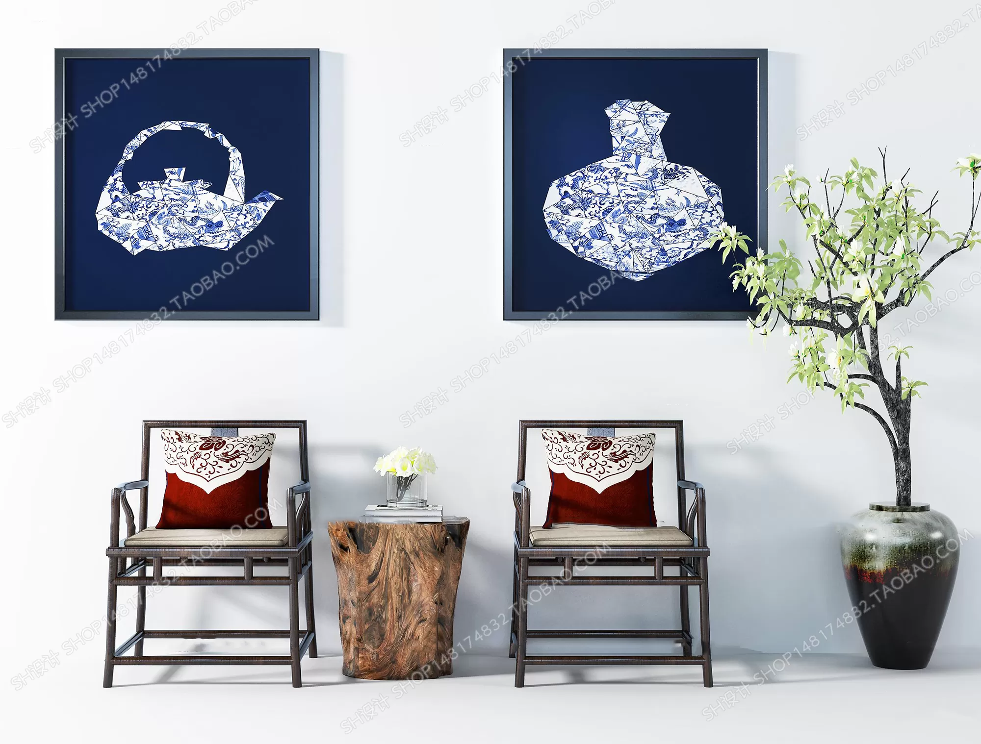 Tea Coffee Table – 3D Models – 1138