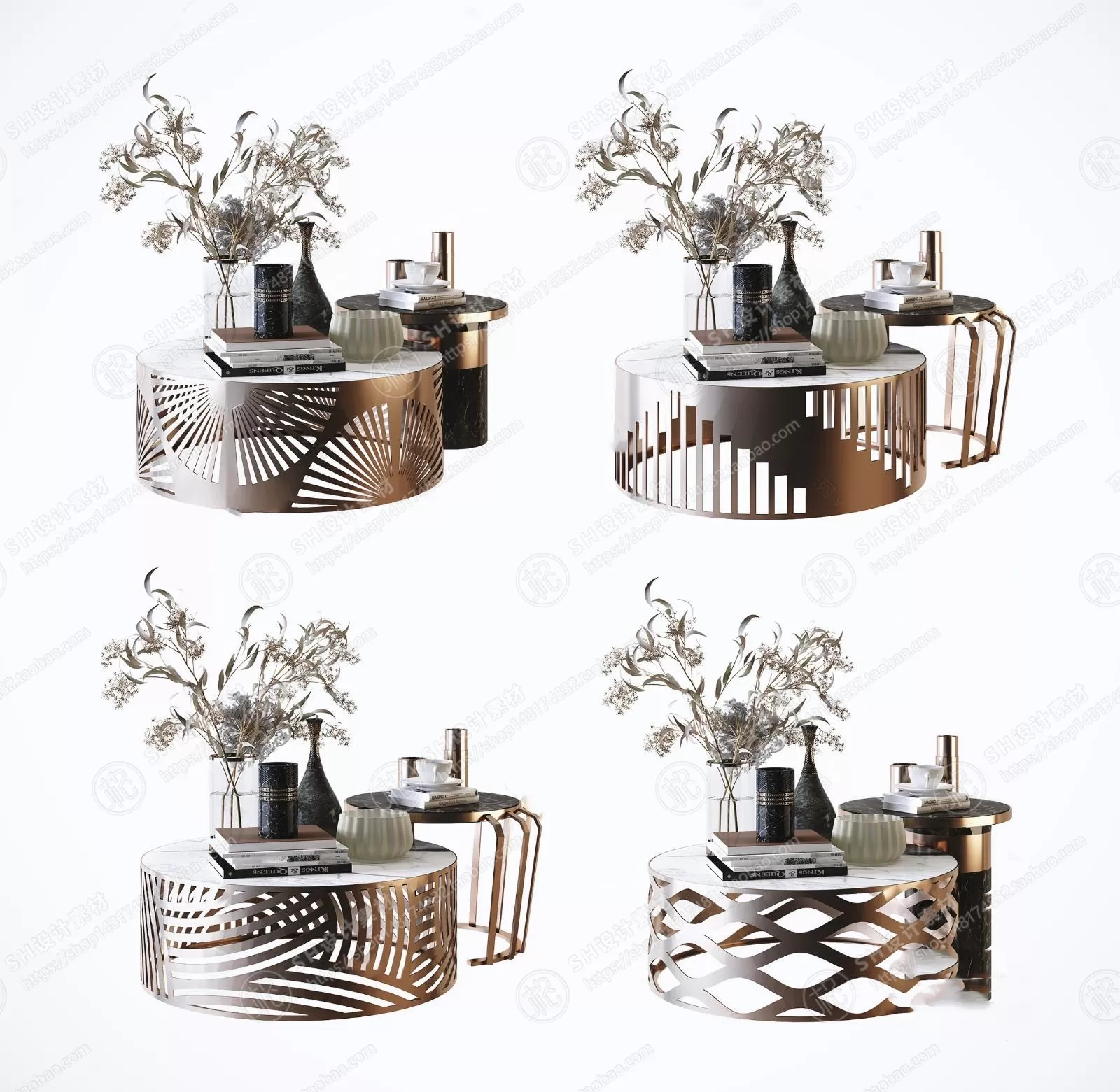 Tea Coffee Table – 3D Models – 1139