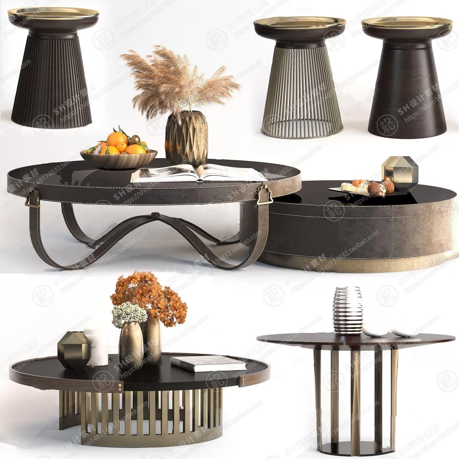 Tea Coffee Table – 3D Models – 1170