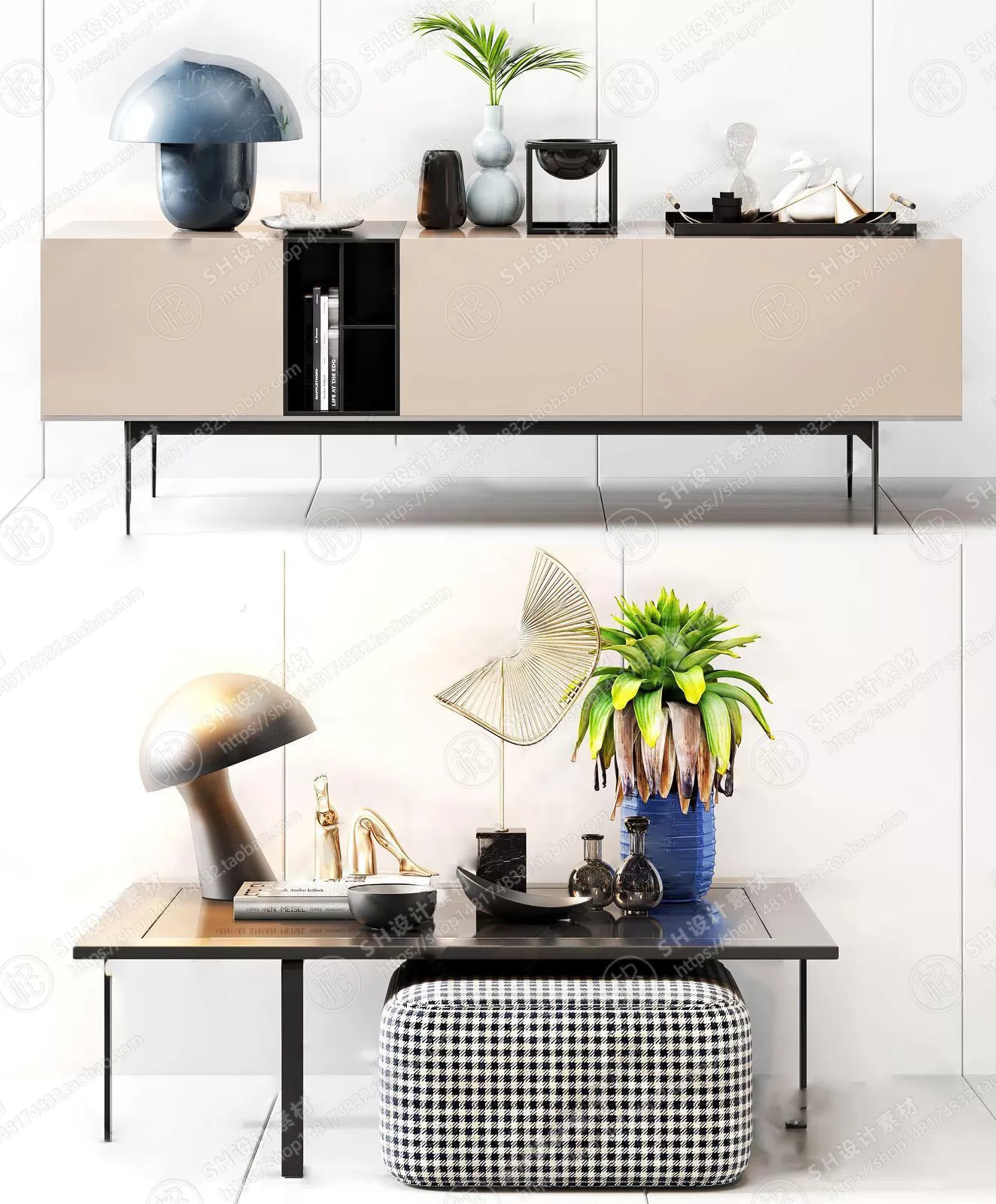 Tea Coffee Table – 3D Models – 1175