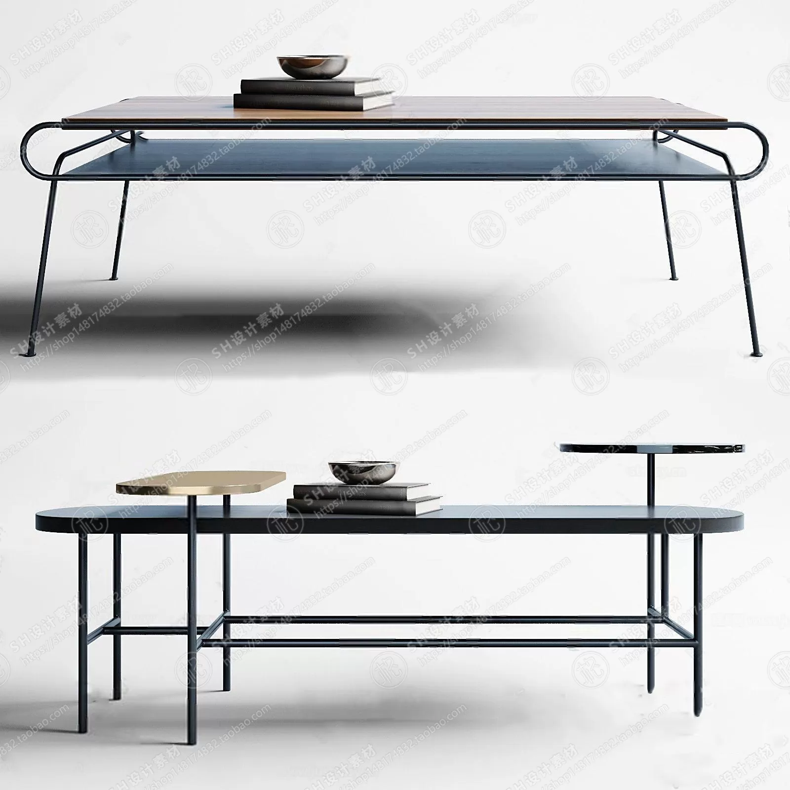 Tea Coffee Table – 3D Models – 1176
