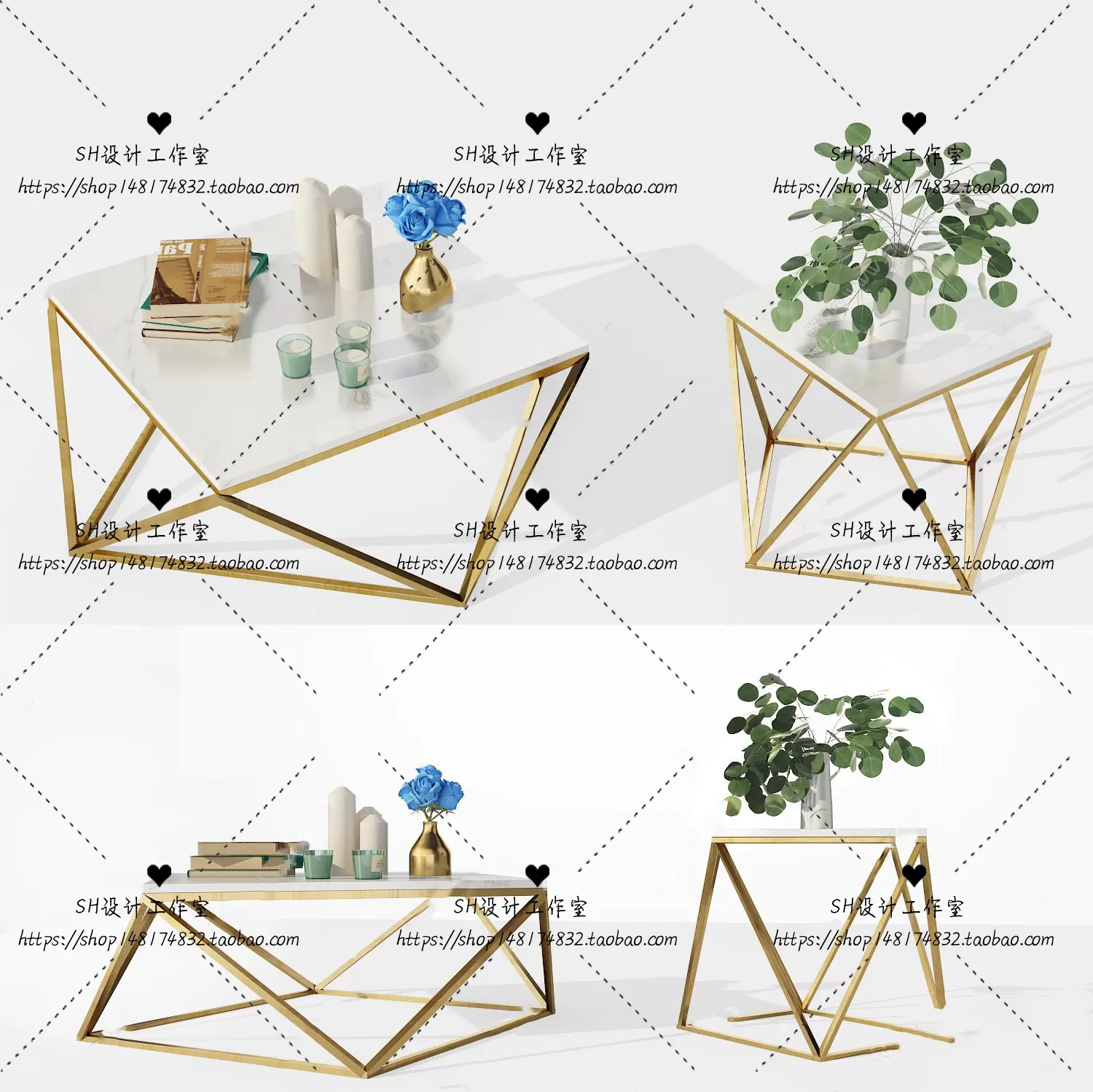 Tea Coffee Table – 3D Models – 1219