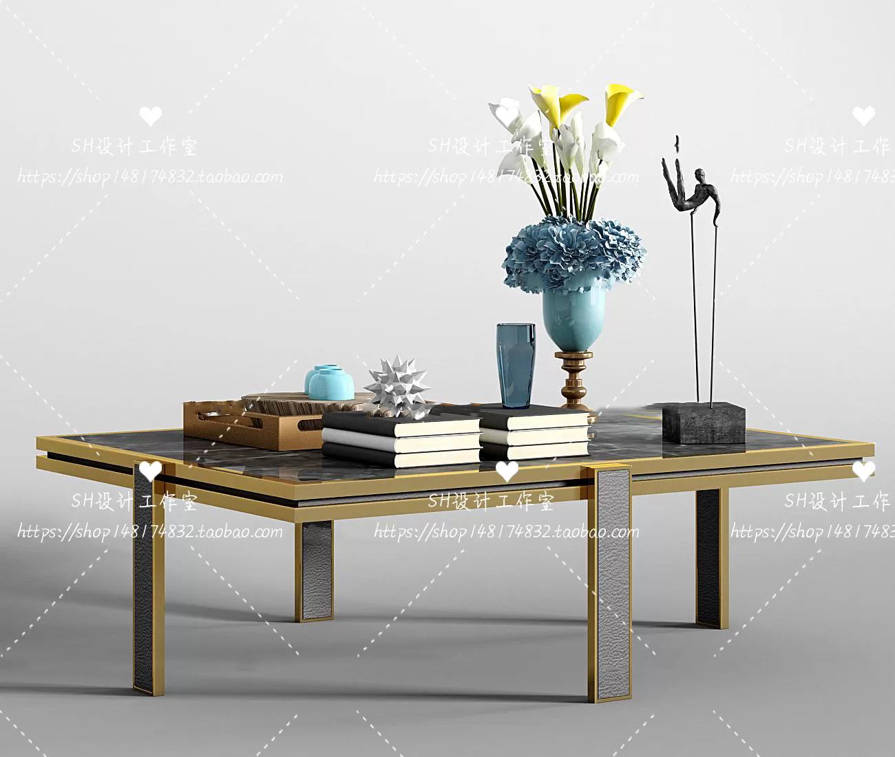 Tea Coffee Table – 3D Models – 1255
