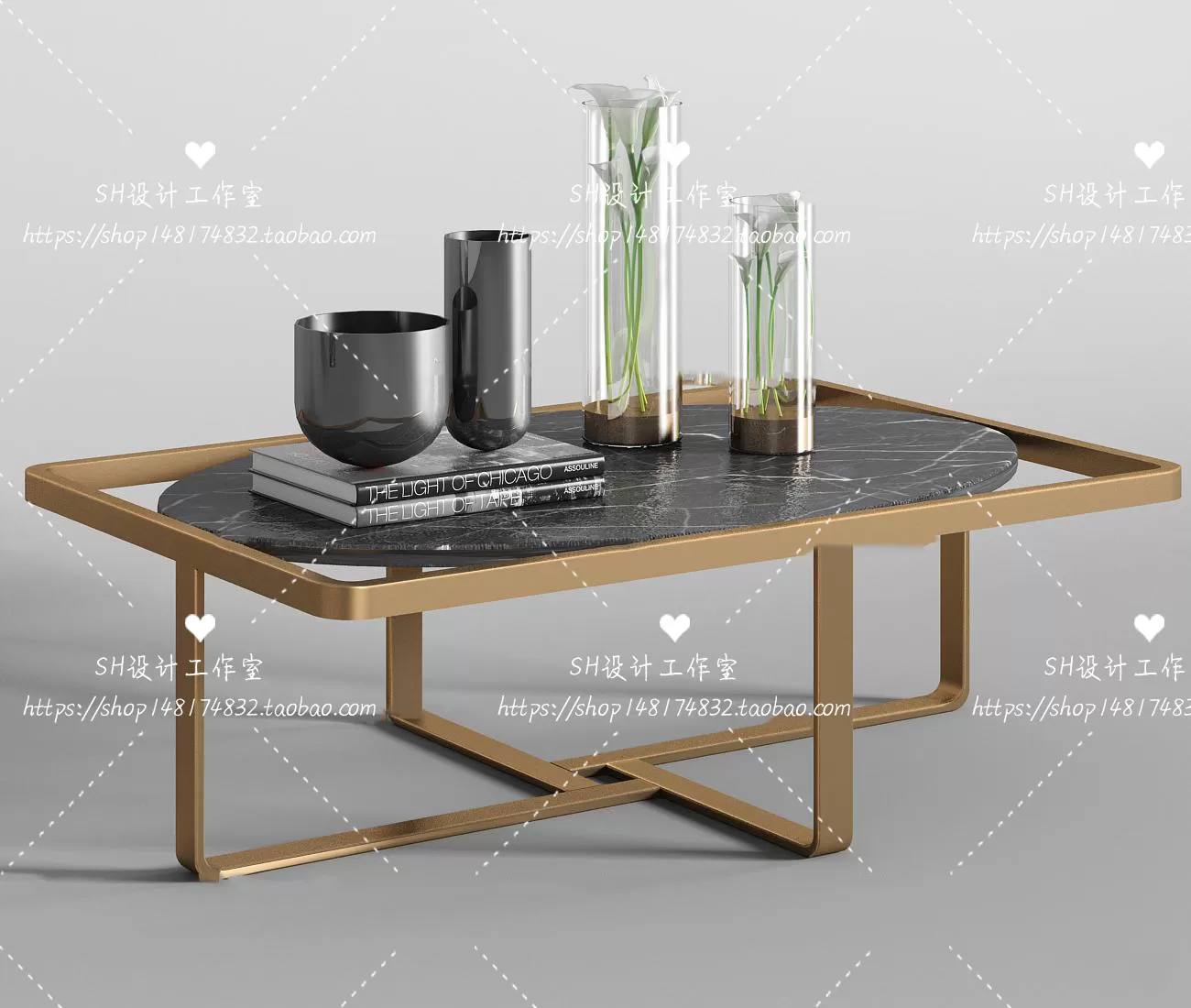 Tea Coffee Table – 3D Models – 1257