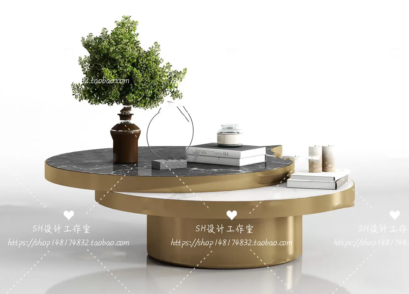 Tea Coffee Table – 3D Models – 1259