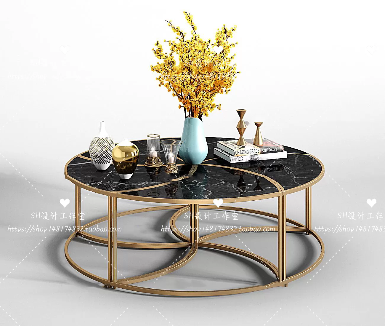 Tea Coffee Table – 3D Models – 1266
