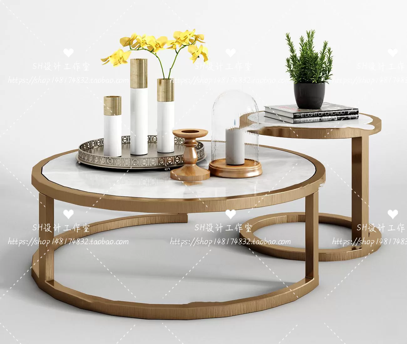 Tea Coffee Table – 3D Models – 1267