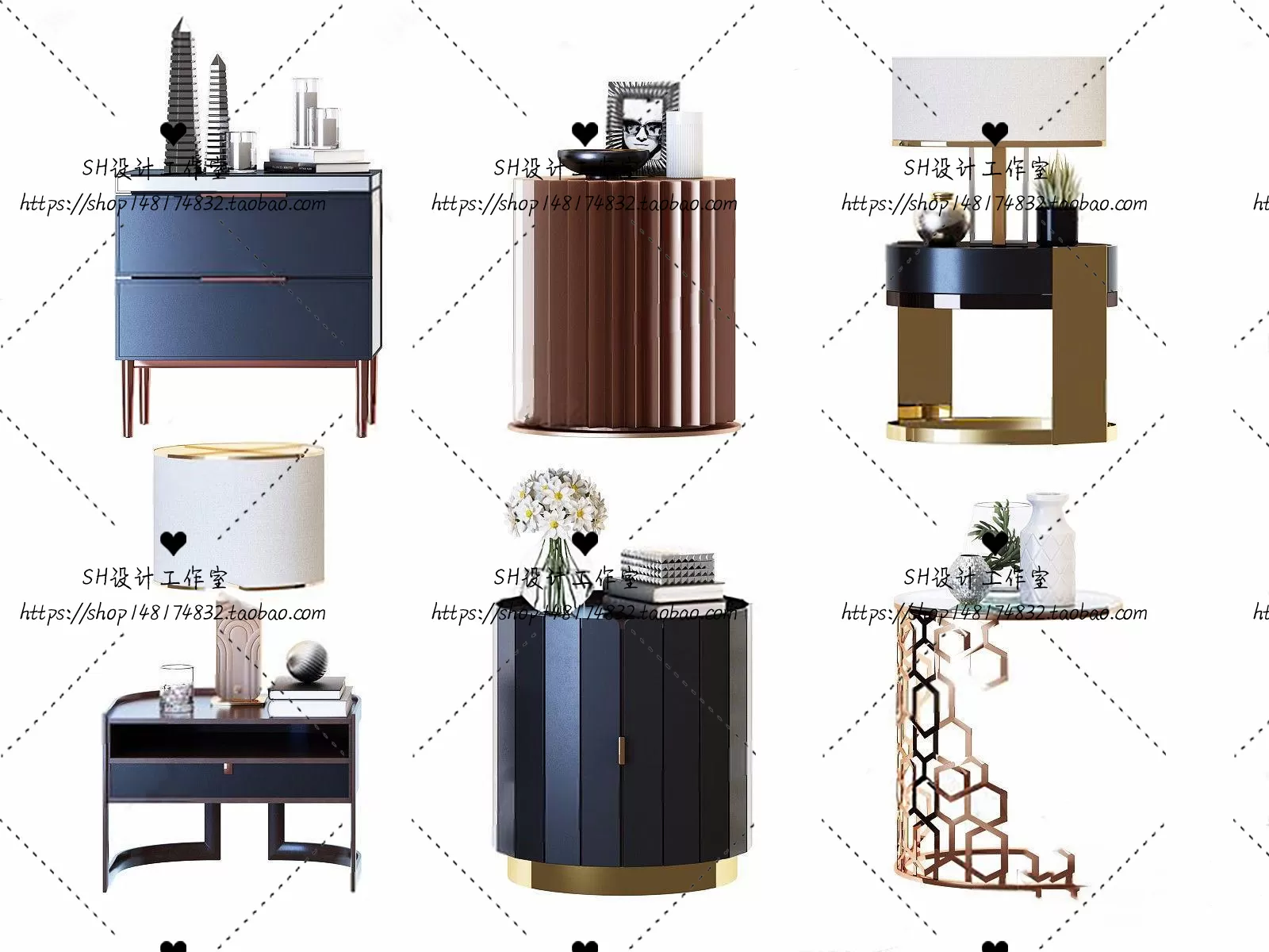 Side Table – 3D Models – 1292