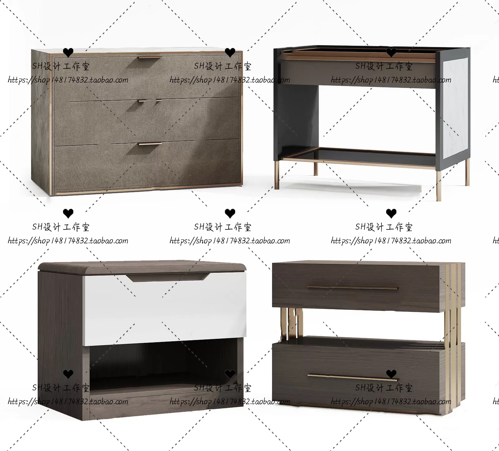 Side Table – 3D Models – 1295