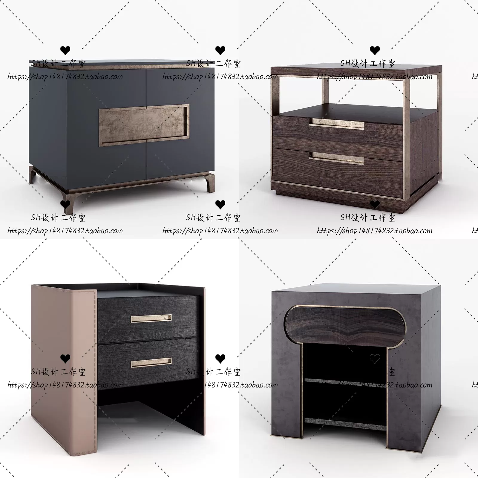 Side Table – 3D Models – 1302