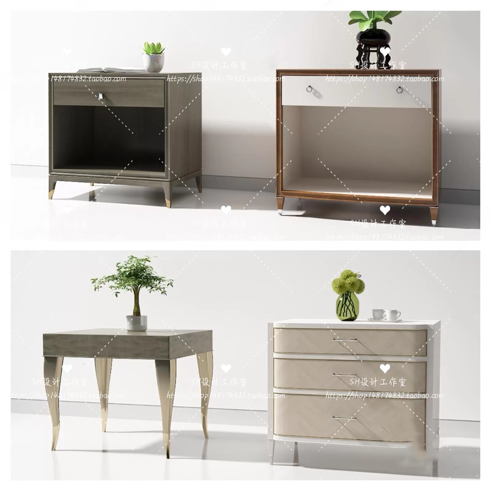 Side Table – 3D Models – 1305