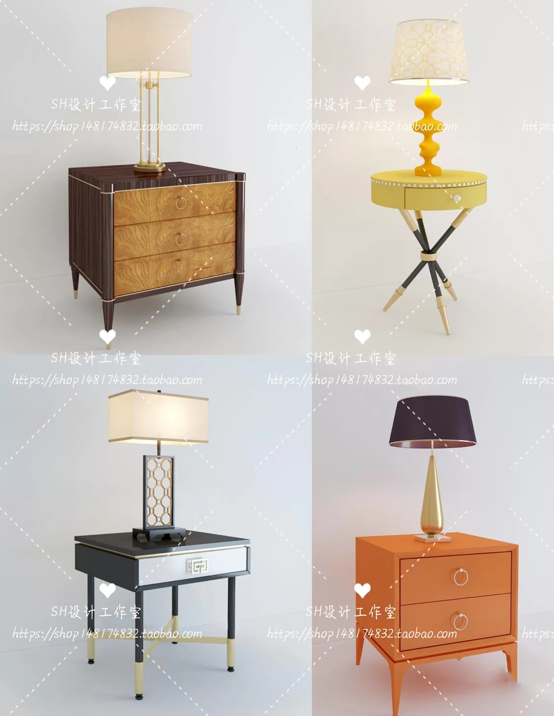 Side Table – 3D Models – 1306