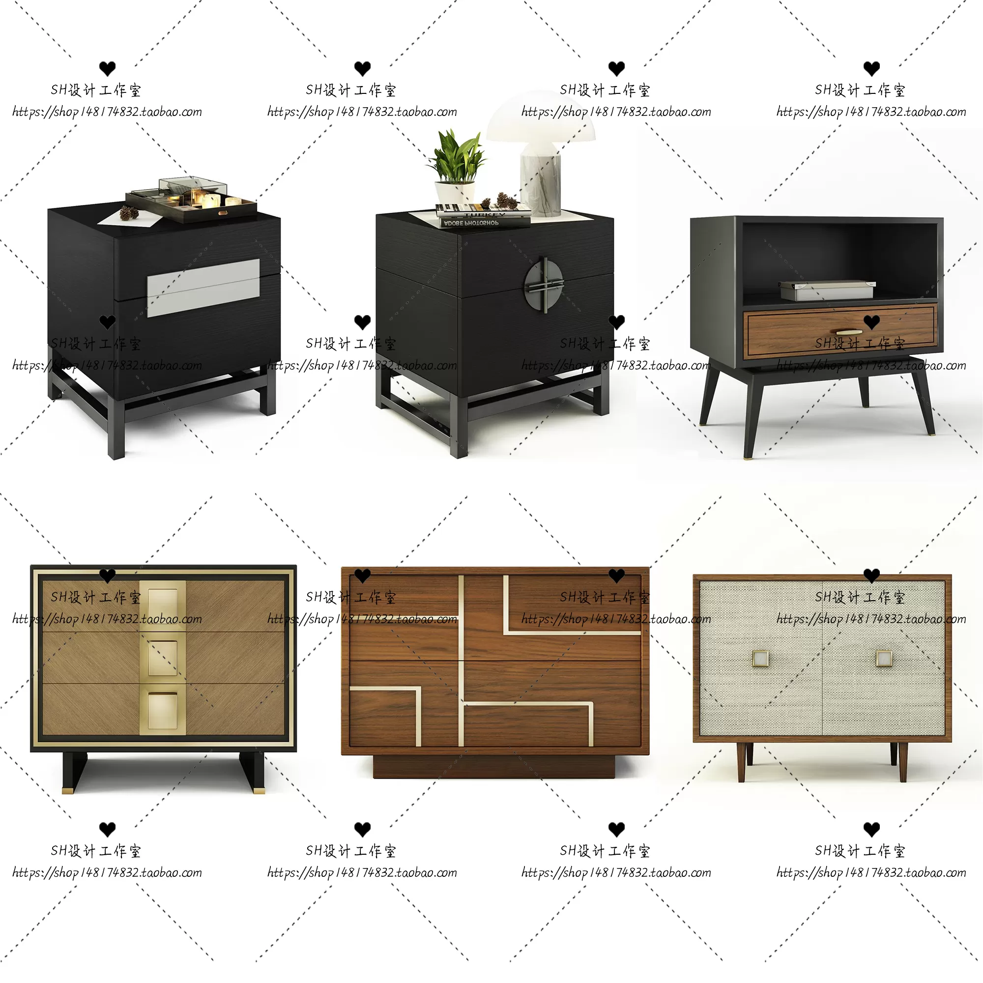 Side Table – 3D Models – 1308