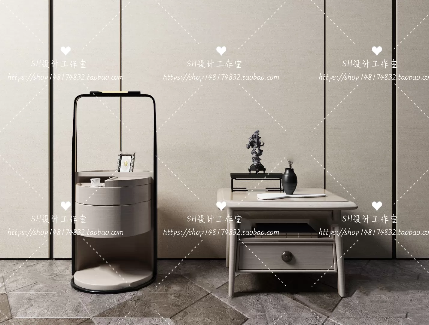 Side Table – 3D Models – 1319