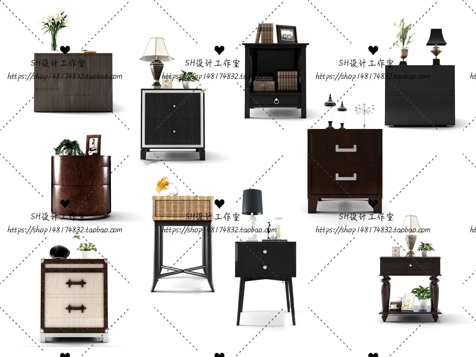 Side Table – 3D Models – 1323