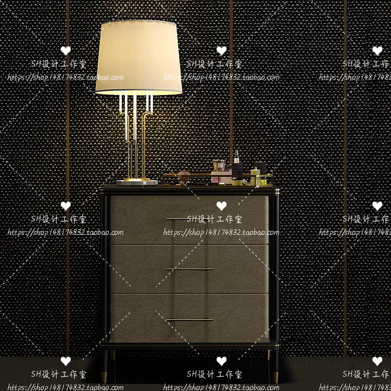 Side Table – 3D Models – 1337