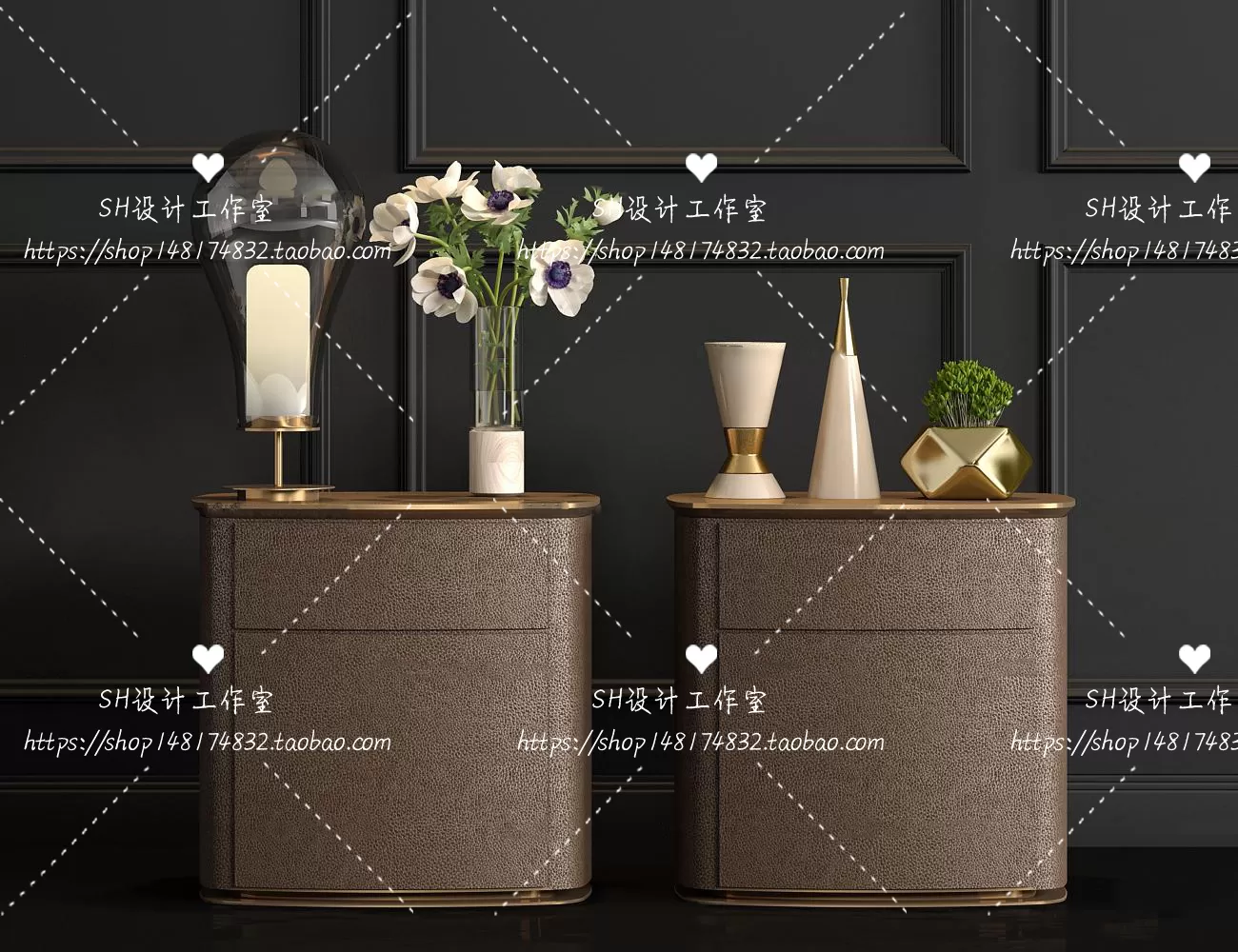 Side Table – 3D Models – 1339